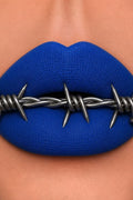 Bold lip color from Curst Kosmetics goth makeup