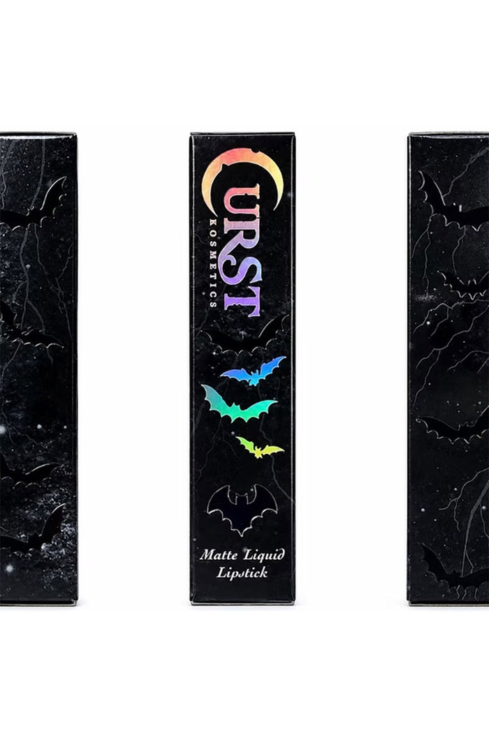 Curst Kosmetics matte liquid lipstick packaging