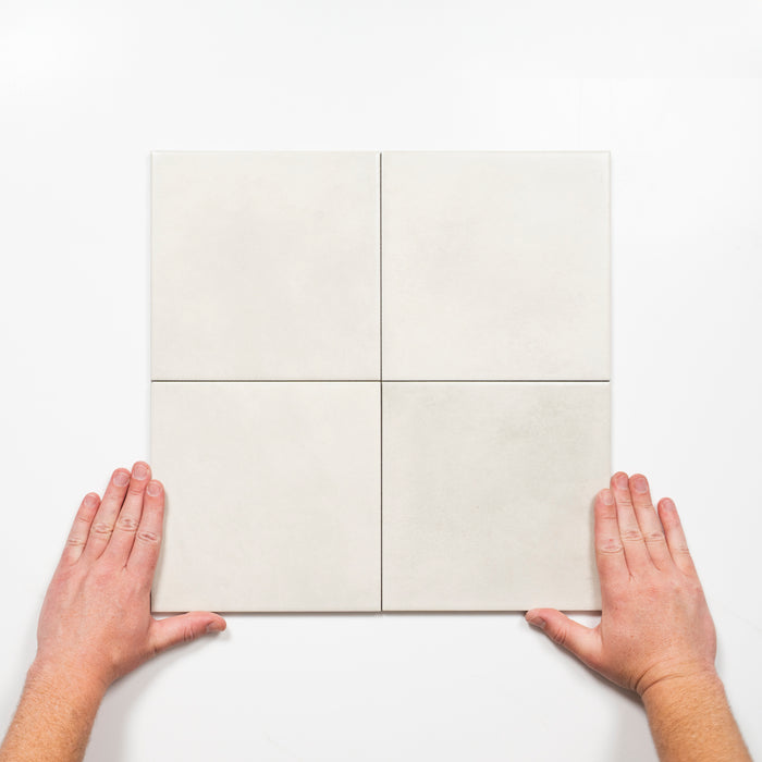Pattern Meander White Porcelain Tile P3 200 x 200mm 2TIFWHM - The Blue Space