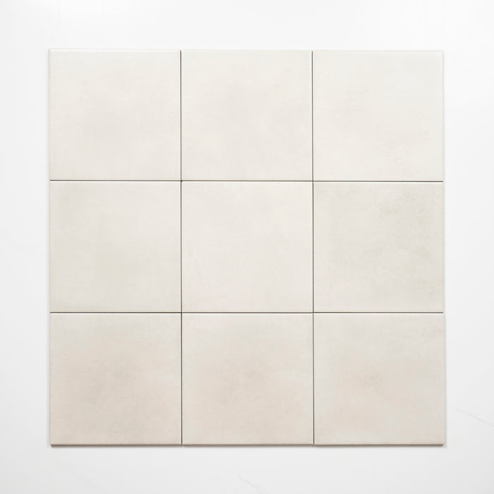 Faces Meander White Porcelain Tile P3 200 x 200mm 2TIFWHM - The Blue Space