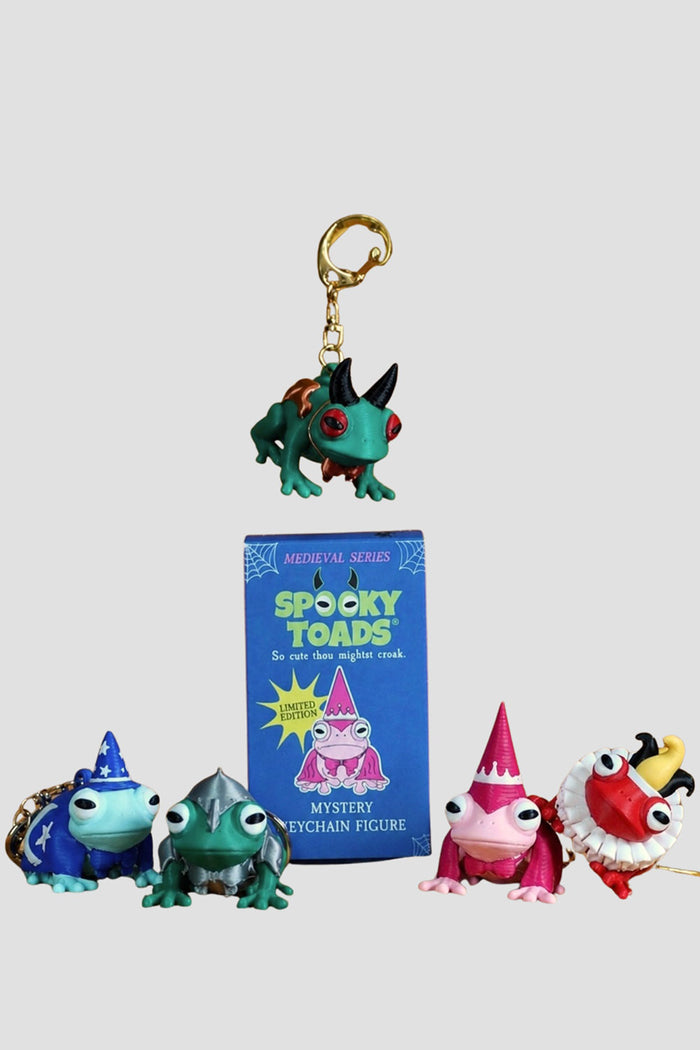 medieval renaissance faire toad keychains