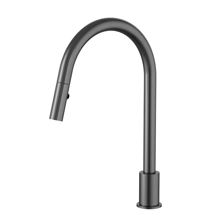 Meir Kitchen Hob Spout with Pull Out Nozzle - Shadow MS18-PVDGM - The Blue Space