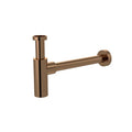 Meir Round Bottle Trap for 32mm Basin Waste Brushed Bronze MP05F-R32-PVDBZ - The Blue Space