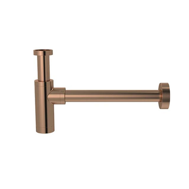 Side Meir Round Bottle Trap for 32mm Basin Waste Brushed Bronze MP05F-R32-PVDBZ - The Blue Space