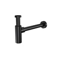 Meir Round Bottle Trap for 32mm Basin Waste Matte Black MP05F-R32 - The Blue Space