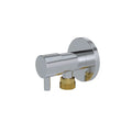 Meir Round Mini Stop Cistern Tap Polished Chrome MP11PN-C - The Blue Space