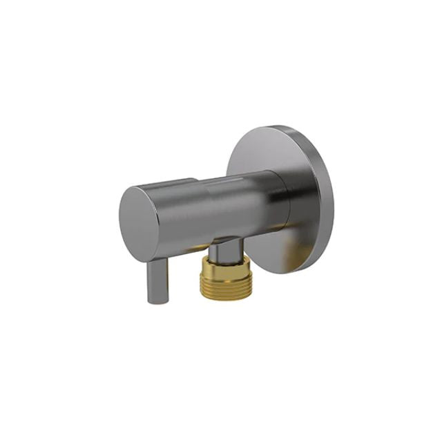 Meir Round Mini Stop Cistern Tap Shadow MP11PN-PVDGM - The Blue Space