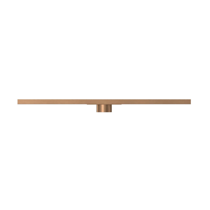Side Meir Shower Channel Waste 900mm with Tile Insert - Lustre Bronze MP06F-T900-PVDBZ - The Blue Space