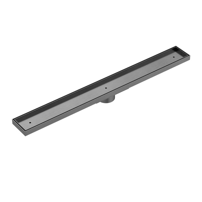 Meir Shower Channel Waste 900mm with Tile Insert - Shadow MP06F-T900-PVDGM - The Blue Space