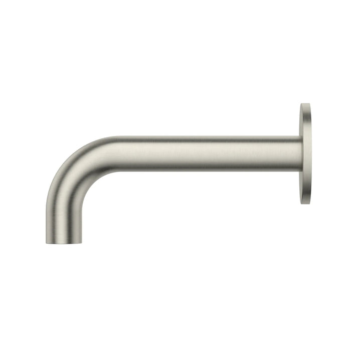 Side Meir Universal Round Curved Spout 170mm - Brushed Nickel MS05-170-PVDBN - The Blue Space