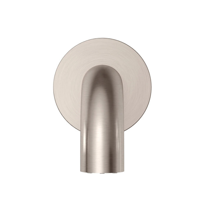 Front Meir Universal Round Curved Spout 170mm - Champagne MS05-170-CH - The Blue Space