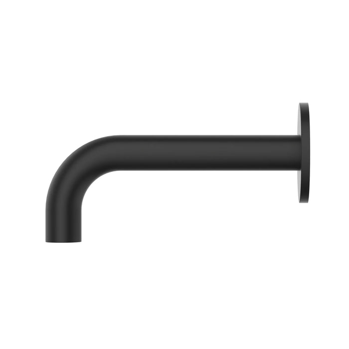 Side Meir Universal Round Curved Spout 170mm - Matte Black MS05-170 - The Blue Space