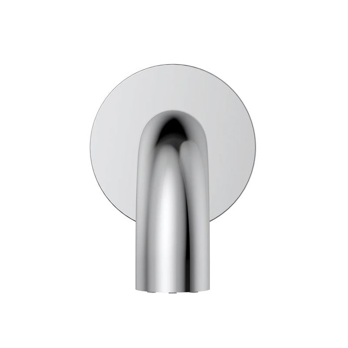 Front Meir Universal Round Curved Spout 170mm - Polished Chrome MS05-170-C - The Blue Space