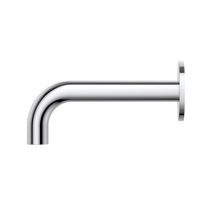 Side Meir Universal Round Curved Spout 170mm - Polished Chrome MS05-170-C - The Blue Space