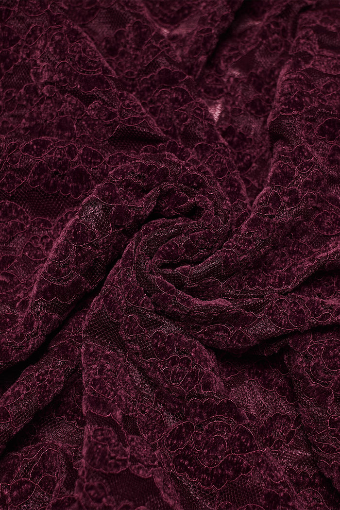 burgundy whimsigoth  top