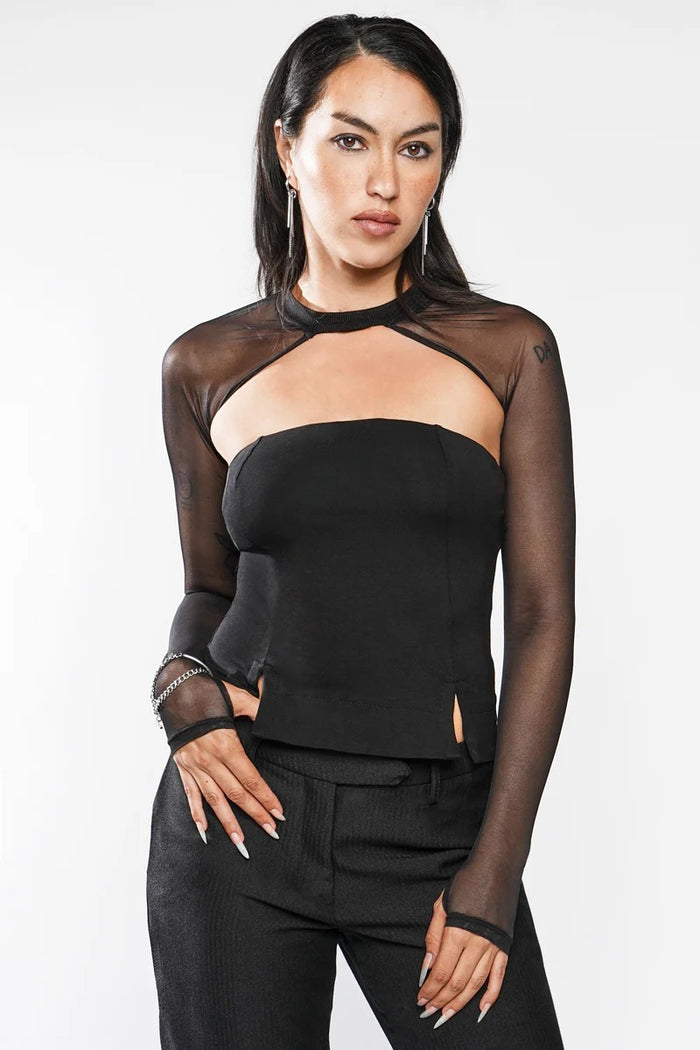 bolero shrug with thumb holes