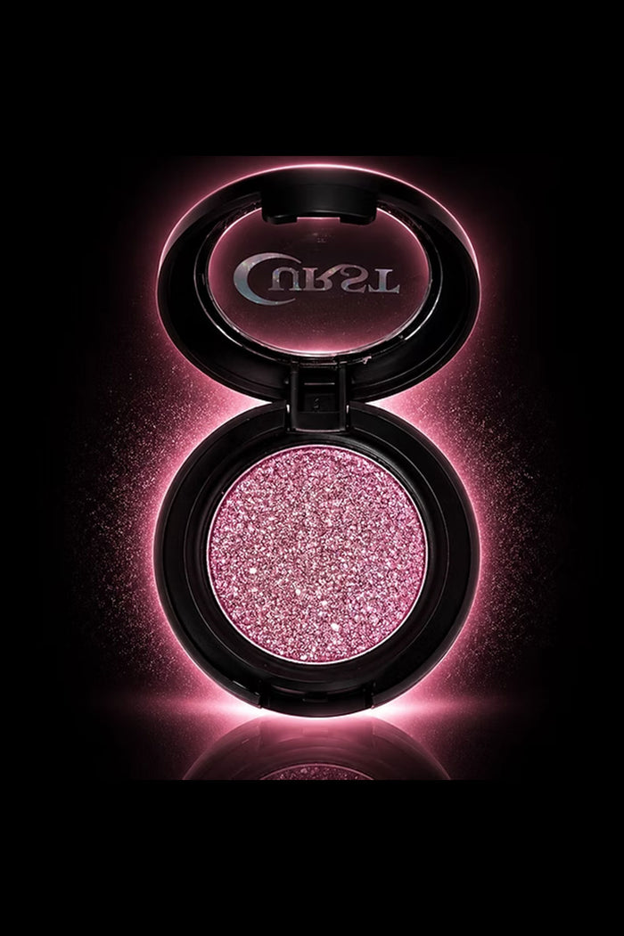 Curst Beauty Soft Hex Pink highly pigmented chrome eyeshadow