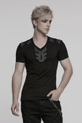 mens gothic v-neck shirt