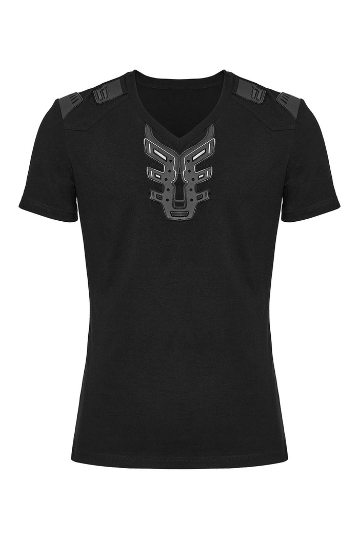 mens short sleeve raver top by punk rave