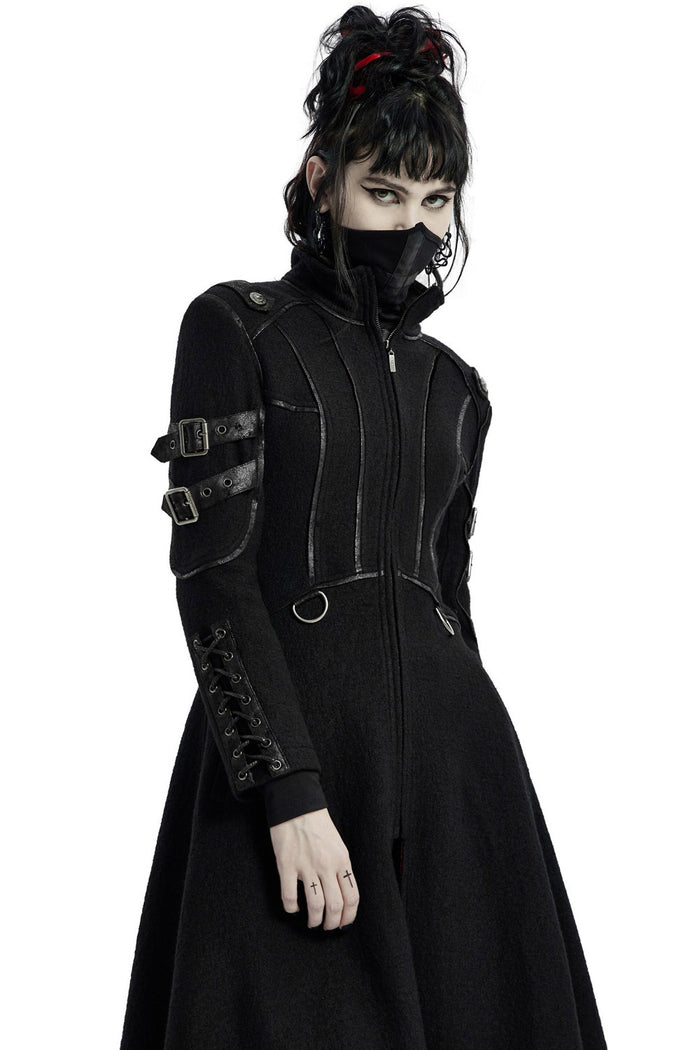 Midnight Militia Gothic Coat [BLACK]