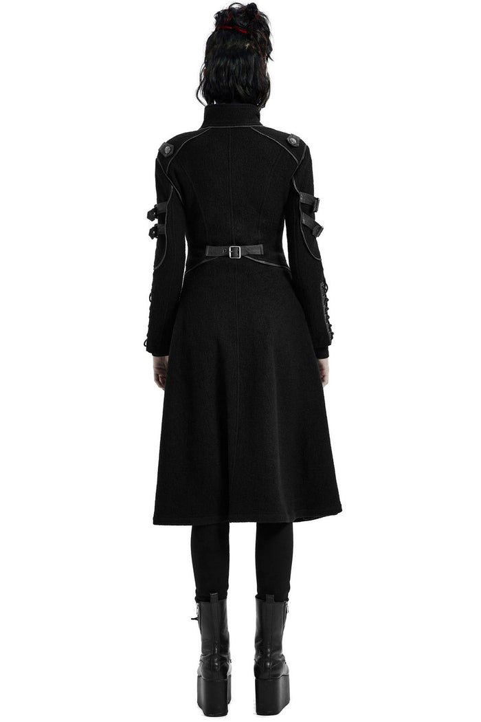 Midnight Militia Gothic Coat [BLACK]