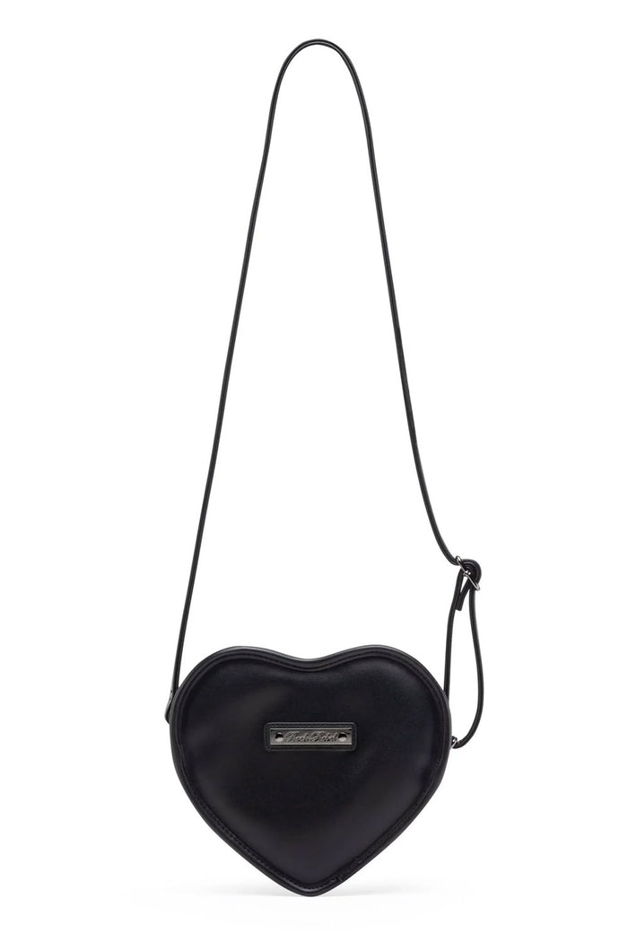 punk goth heart shaped crossbody purse from Rock Rebel