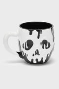 spooky gothic dripping melting effect mug