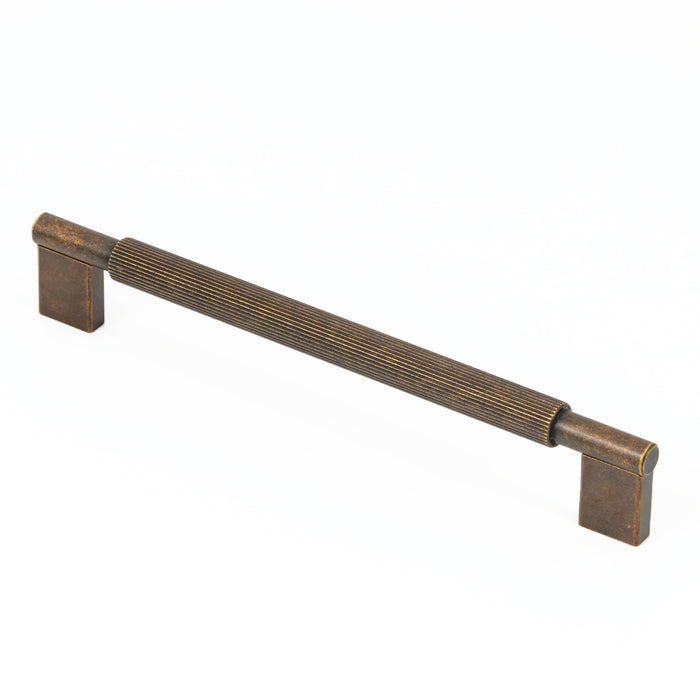 Momo Arpa D Handle 192mm In Antique Brass A0583.192.AB - The Blue Space