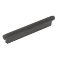 Momo Brighton 160mm Solid Brass Knurled Pull Handle Matte Black BSPKN160.MBL - The Blue Space