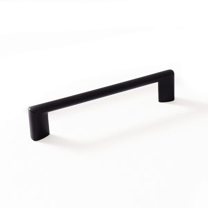 Momo Handles Barra 128mm  D Handle Matte Black BRDH128.MBL - The Blue Space