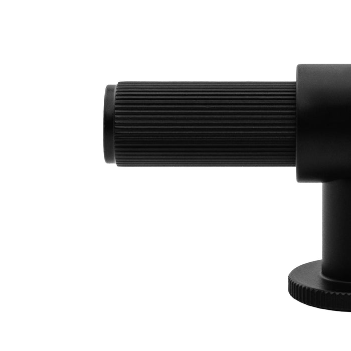Detail Momo Handles Belgravia 82mm T Knob Lined Matte Black  BLGLN082.MBL - The Blue Space