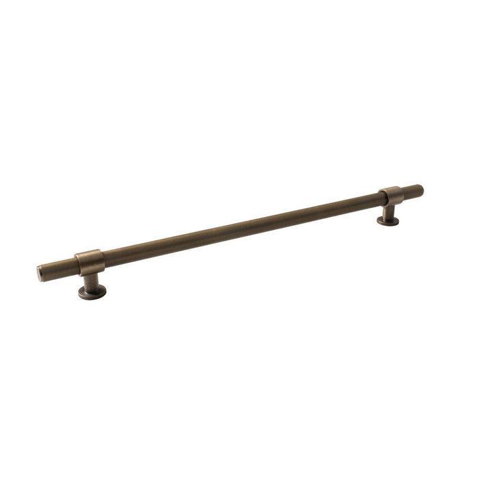 Momo Handles Belgravia 320mm Pull Handle Lined  Dark Brushed Brass BLGLN320.DBB - The Blue Space