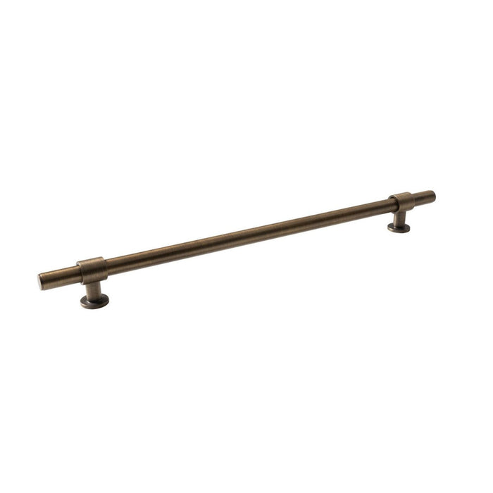 Momo Handles Belgravia 320mm Pull Handle Plain Dark Brushed Brass BLGPL320.DBB - The Blue Space