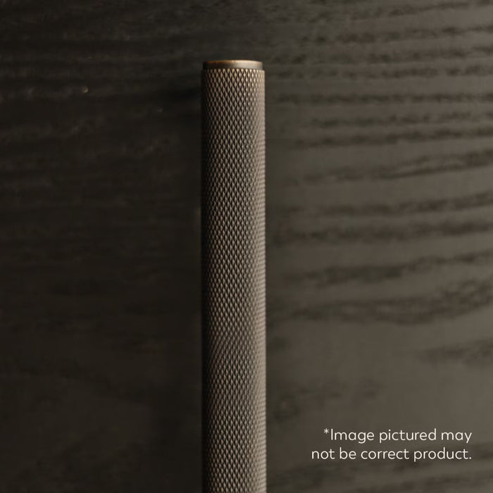 Momo Handles Bellevue 416mm Knurled Appliance Pull Handle Dark Bronze BVAPKN416.DKB - The Blue Space
