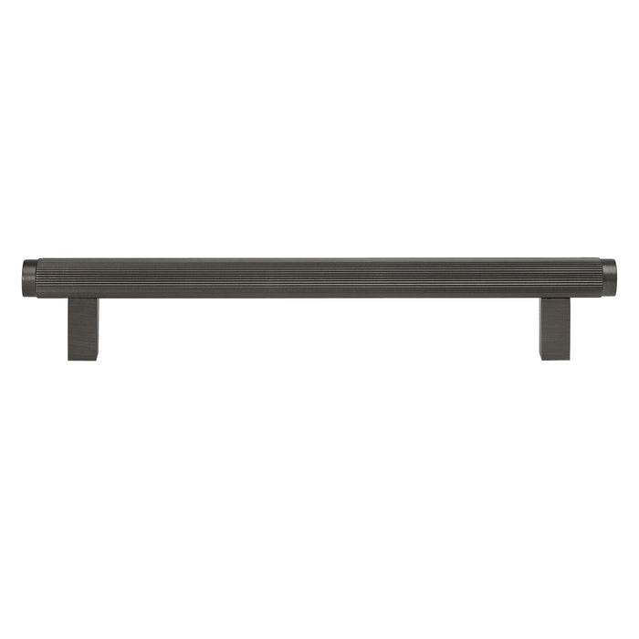 Momo Bellevue Lined Bar Pull Gunmetal P-BVPLD160.GNM - The Blue Space