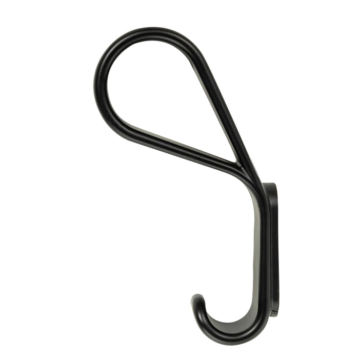 Side View Momo Belt Wall Hook 65mm Matte Black B7039.065.MBL - The Blue Space