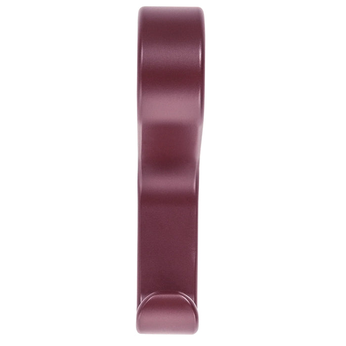 Front View Momo Belt Wall Hook 65mm Volcano Red B7039.065.VRD - The Blue Space