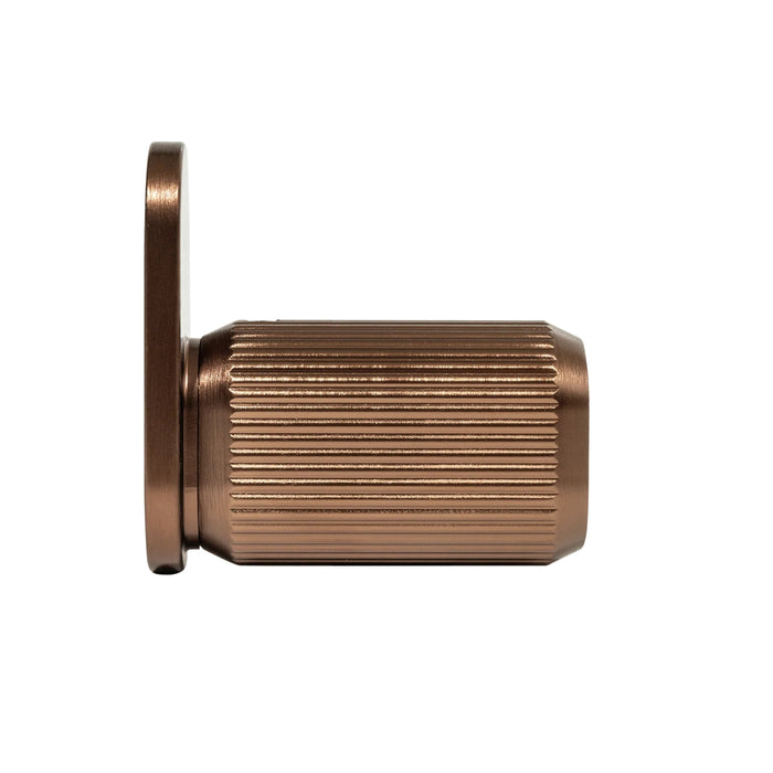 Side View Momo Brooklyn Wall Hook 40mm Brushed Bronze BKN7045.040.BRBZ - The Blue Space
