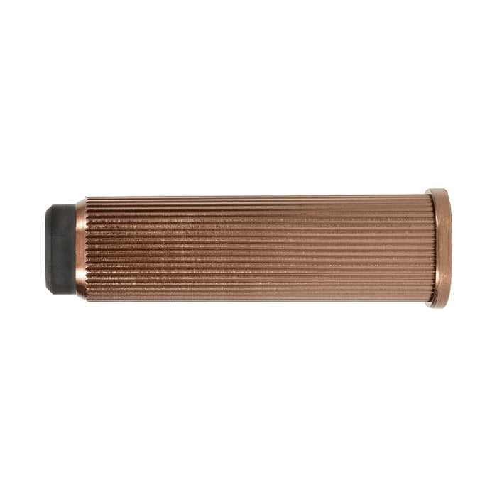 Side View Momo Brooklyn Wall Door Stop 50mm Brushed Bronze BKN8022.050.BRBZ - The Blue Space
