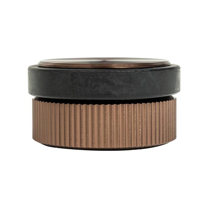Side View Momo Brooklyn Door Stop 62mm Brushed Bronze BKN8021.062.BRBZ - The Blue Space