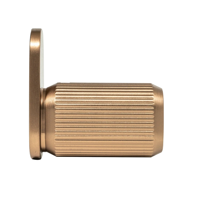 Side View Momo Brooklyn Wall Hook 70mm Brushed Dark Brass BKN7045.070.BDB - The Blue Space