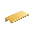 Side View Momo Chelsea Lip Pull Handle Brushed Satin Brass CHLP.096.BSB - The Blue Space