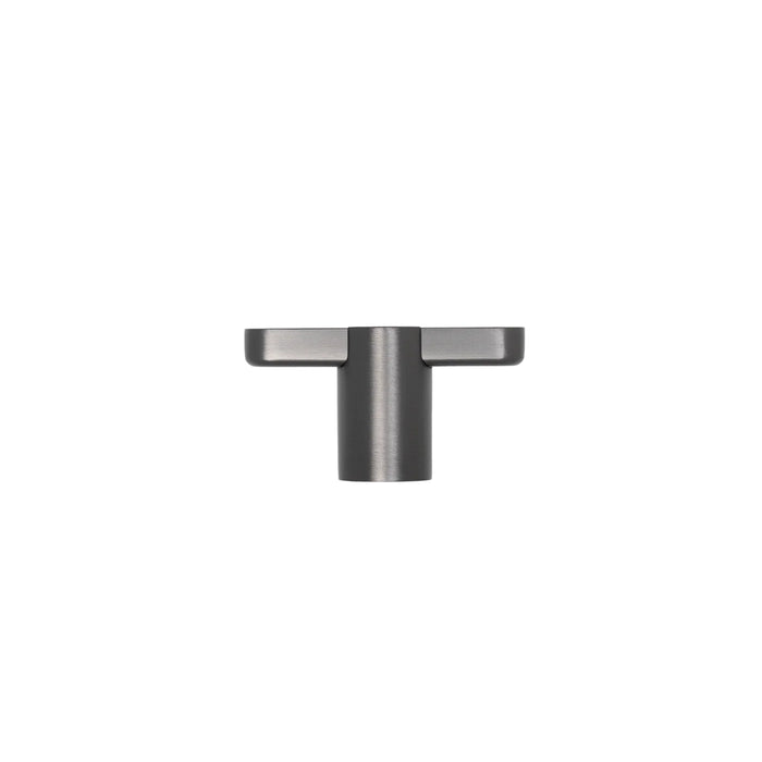 Front Momo Handles Fusion 58mm T Knob in Black Titanium  FSN0627.058.TTBL - The Blue Space