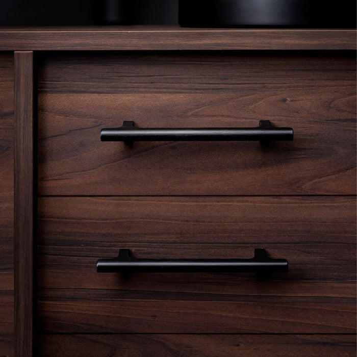 Lifestyle Momo Handles Hinoki D Handle Brushed Black HIN0686.160.BBL - The Blue Space