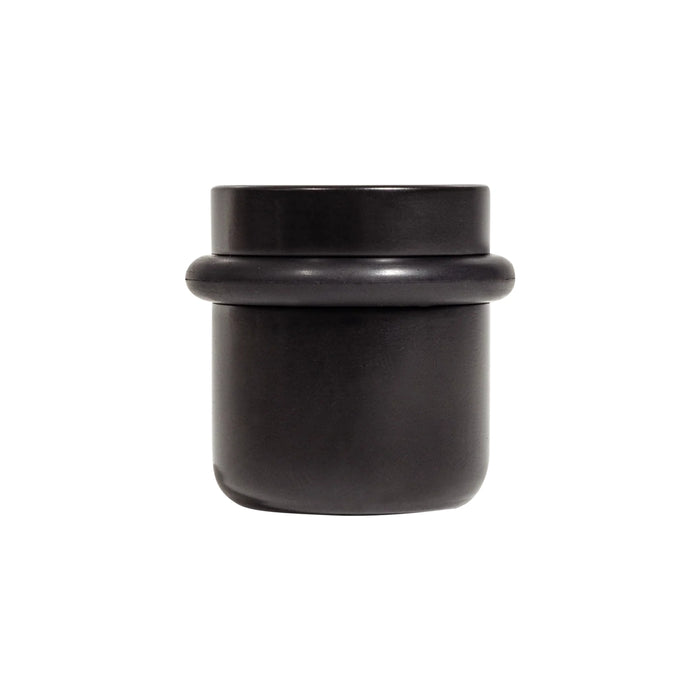 Side View Momo Luv Door Stop 36mm Matte Black L8017.036.MBL - The Blue Space