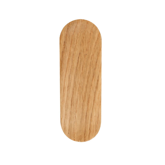 Front View Momo Luv Wood Wall Hook 50mm Oak L7017.050.OAK - The Blue Space