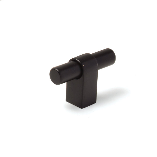 Momo Maida T Knob 52mm Matte Black MTK052.MBL - The Blue Space
