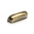 Momo New Hampton Wide Cup Pull 96mm Dark Brushed Brass NHMCW096.DBB - The Blue Space