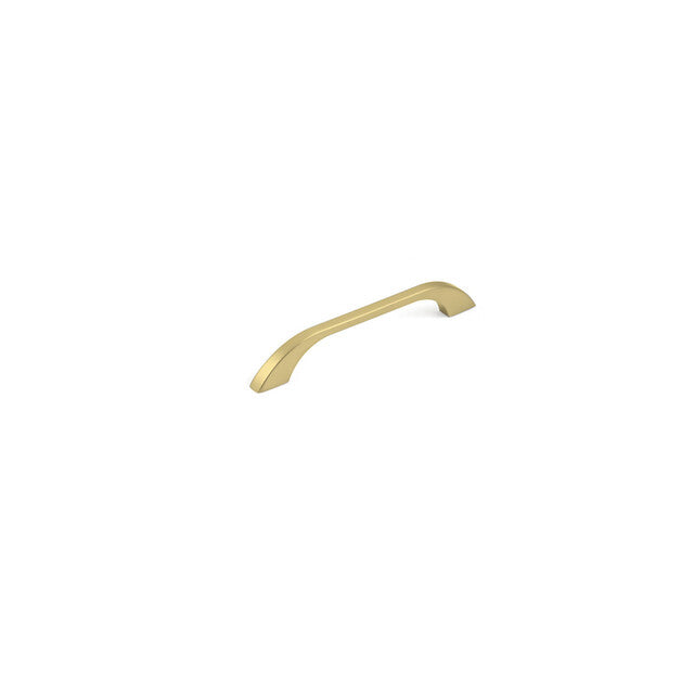 Momo New Prato Bow Handle 128mm Hole Centres Brushed Matt Brass NPB978.128.BMB - The Blue Space