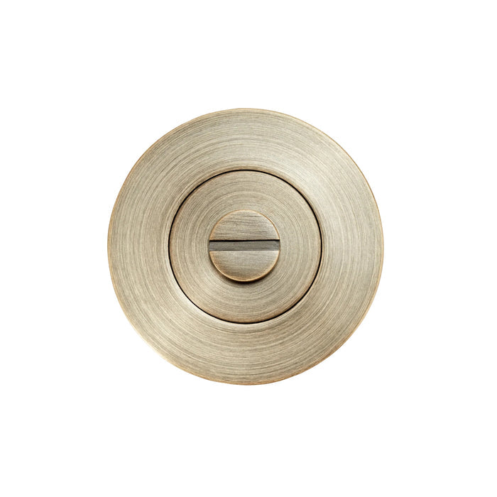 Lock Momo Privacy Thumb Turn Set Dark Brushed Brass MHPS.DBB - The Blue Space